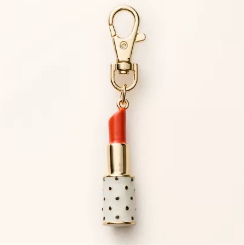 Lipstick Bag Charm Key Chain Kate Spade x Target Spring Party Limited Edition - Picture 9 of 9